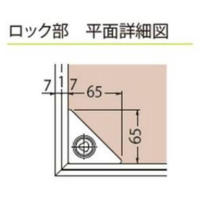 MSXL-M-350 ハンドル付 フロアーハッチ 充填用 密閉型（防水・防臭形