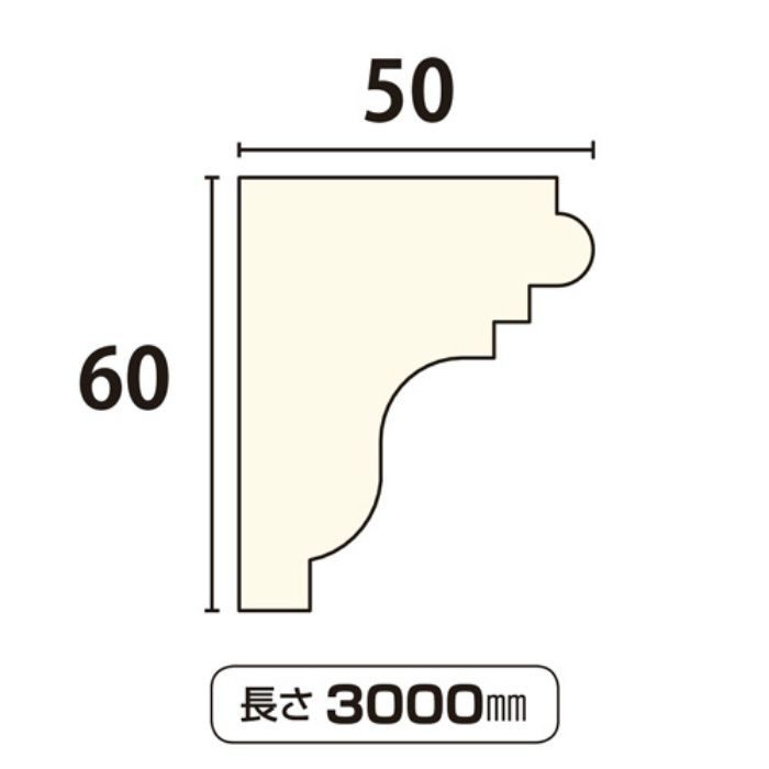 CE5185 サンメントセラCE 60×50 3000mm 人工木材 ※チャーター便・別途送料