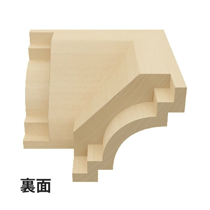 AC461S 早技サンメント 内装用 木製トメ加工材 カバータイプ 出隅材（64×64） 111×111×71mm
