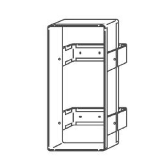 BRN-0098 消火器ケース アルジャン ブラケット 専用ブラケット 半埋込タイプ
