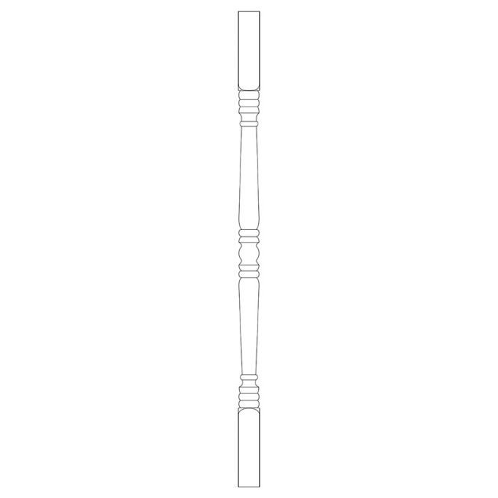 【入荷待ち】PS420409AY 木製サンピューラ 内装用 子柱 No.42 40×40×900mm アユース材