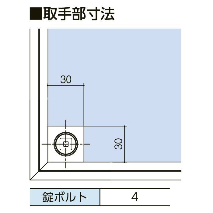 MS-1-WLP-450 防水防臭型Pタイル用 フロアーハッチ 中部