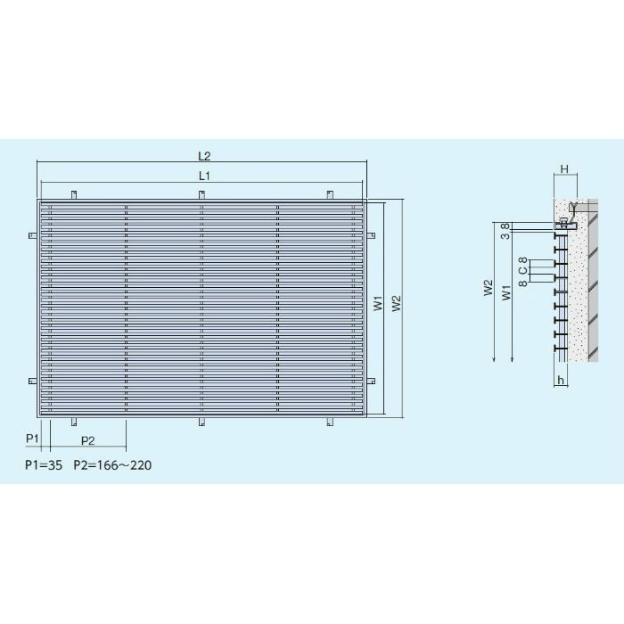 PX815GM-159 P=15 玄関マット PX-GM