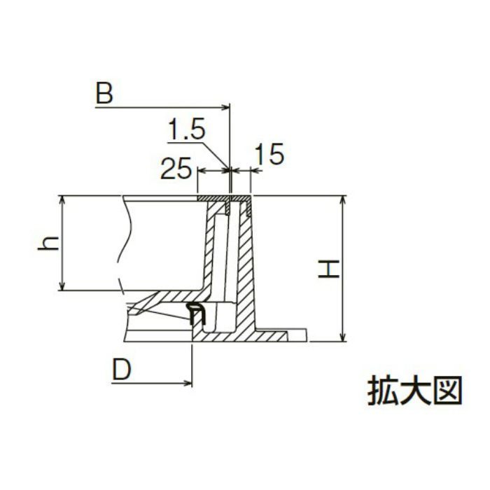 MSID-1NHS-300 インターロッキングブロック用 化粧鉄蓋