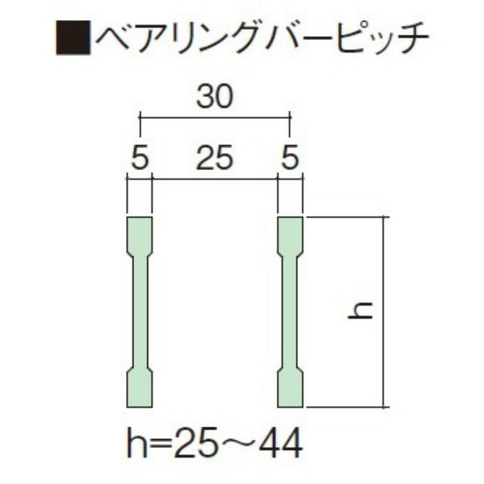 CU-38-30 U字溝用 スチールグレーチング
