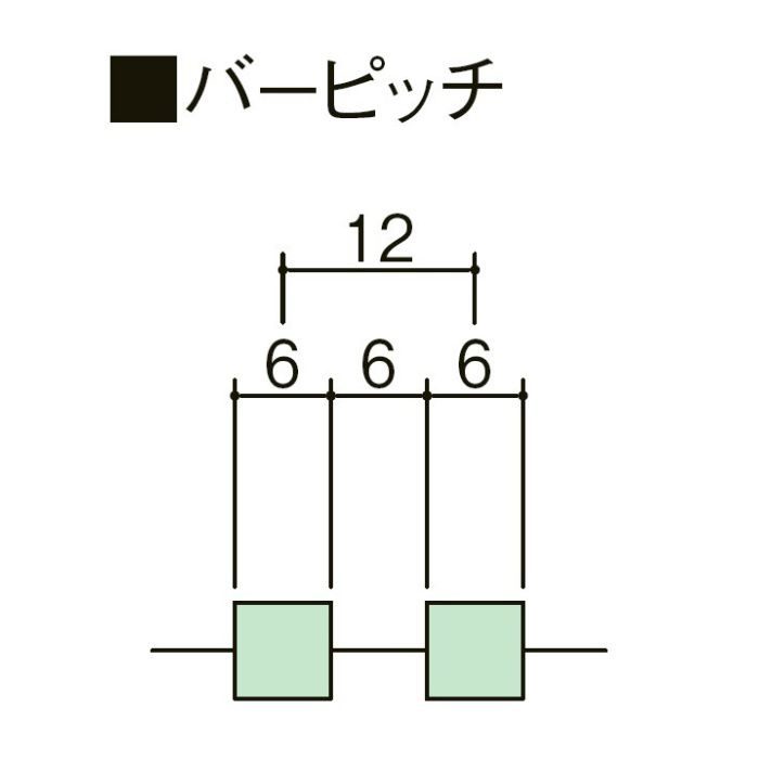 CXTU-1-15 極細目U字溝用 平行グレーチング（オクト・イー） 中部