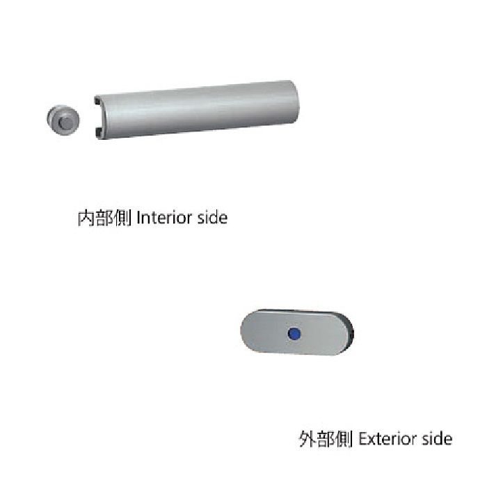 TP2103-02-40 トイレラッチ ブラス ダルクロム