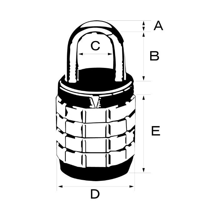 No.500-30 防犯金物 No.500 ストップロック 30