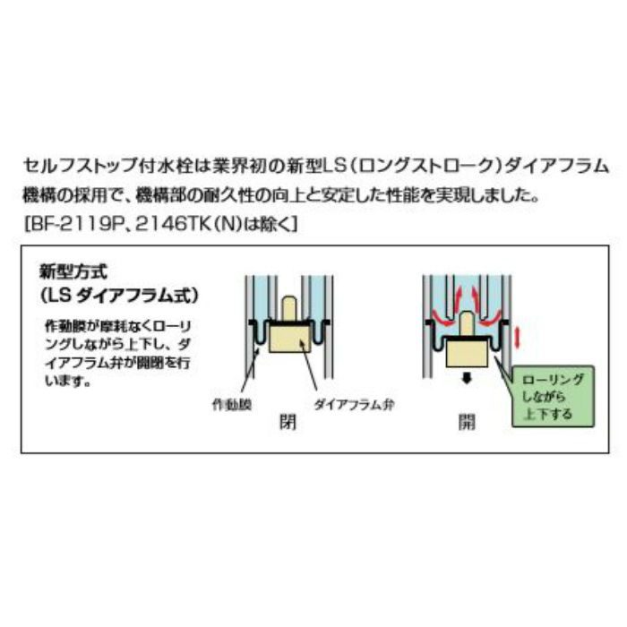 BF-2341T INAX セルフストップ付洗い場専用 サーモスタット付シャワー