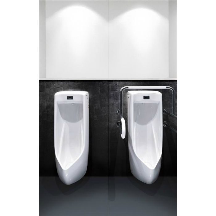 AGH100#HM12 ハイドロセラ・ウォール 在来施工小便器ライニング前板用 900×1300角 平 モザイク柄 黒マット