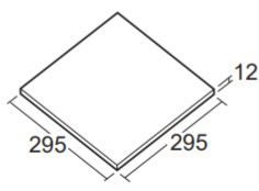 AP30#HR2 内装床・外装床タイル HRシリーズ300 300角 平 淡グレー