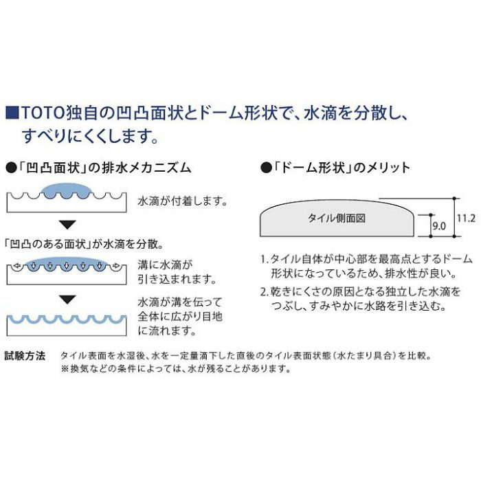 AP15#HN24N 浴室専用床タイル グリップフロアB HNシリーズ 150角 平 グラニット Gブラック