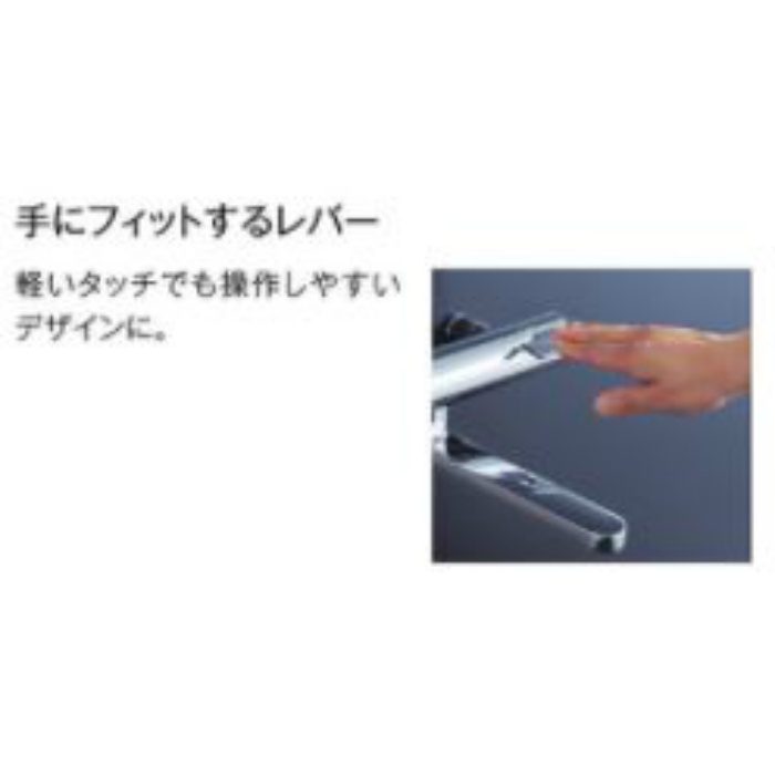 TBV03402J GGシリーズ 壁付サーモスタット混合水栓 レバーハンドル コンフォートウエーブクリックシャワー スパウト長さ170mm【TOTO】