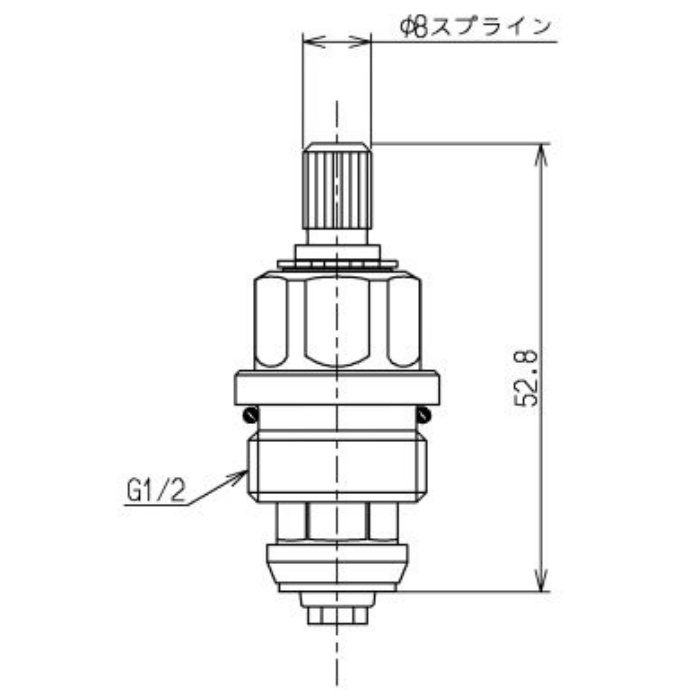 TH737 開閉バルブ部
