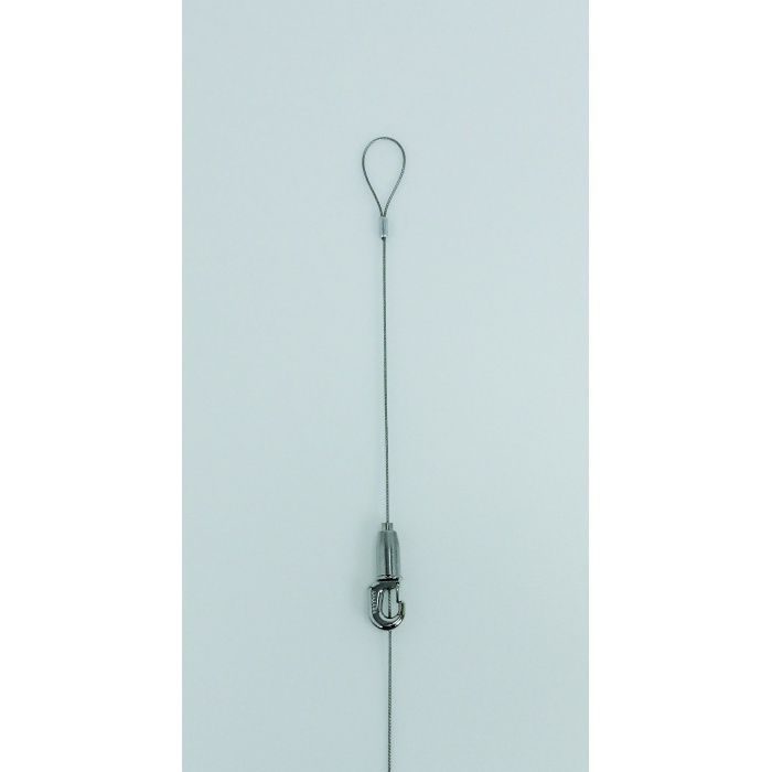 M-349 ループワイヤー吊 10 ストッパー付 0.5m