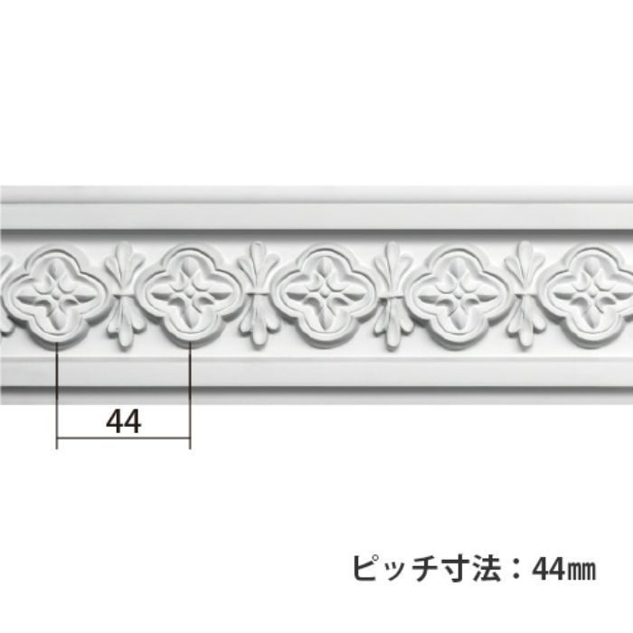 【入荷待ち】EB213 エレガンスPU製 内装用 チェアレール ［76×12］ 2300mm