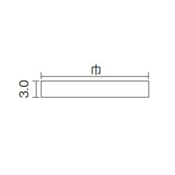 08155 ステン フラットバー（厚口） HL 30×3×2000mm
