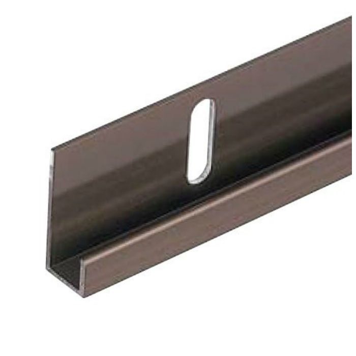 08387 アルミ 10mm片長チャンネル 長穴5×15mm BR 12S×1840mm