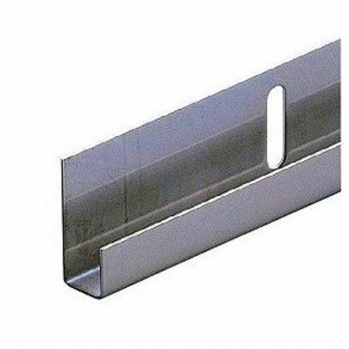 08605 ステン 10mm片長チャンネル 長穴5×20mm ♯800 13L×2000mm
