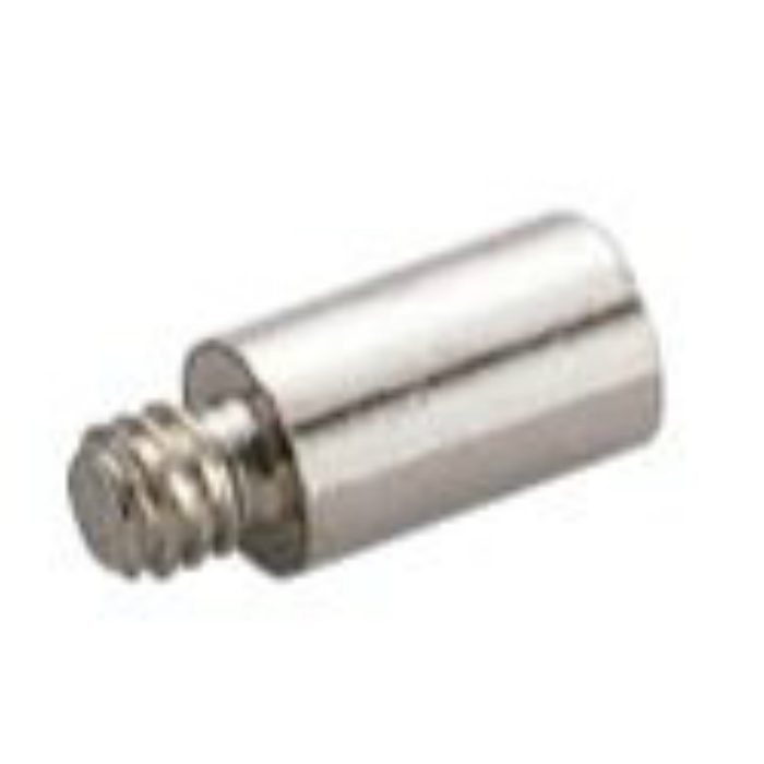 15525 アルミ ダボ棚受33号 9mm×12mm ニッケル 男タイプ スリーナイン