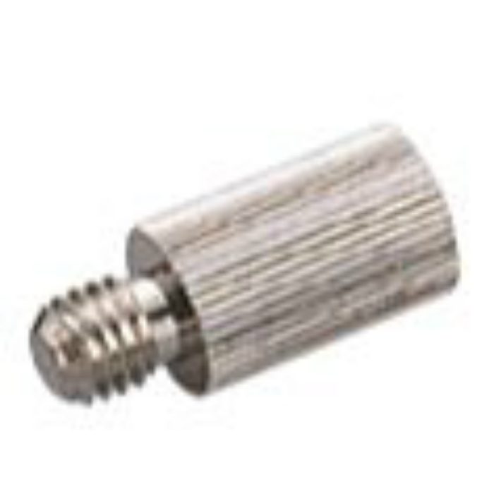 15620 アルミ ダボ棚受ローレット入り6号 12mm×20ｍｍ ニッケル 男タイプ