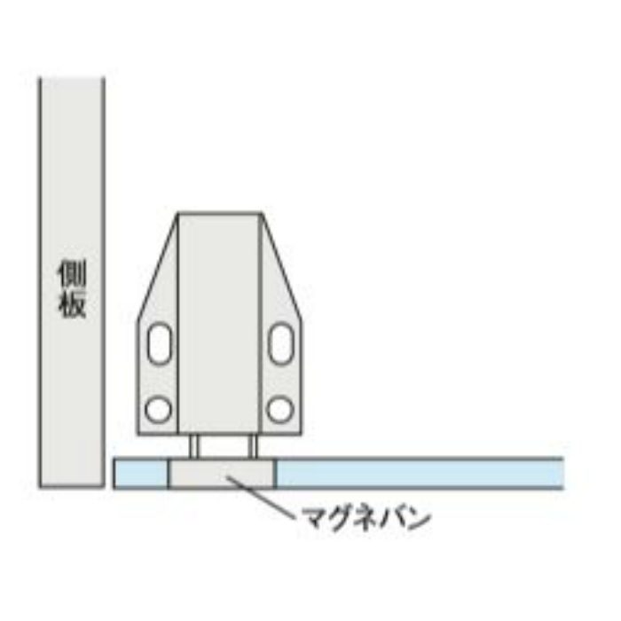 71450 プラスチック マグネラッチミニ 茶