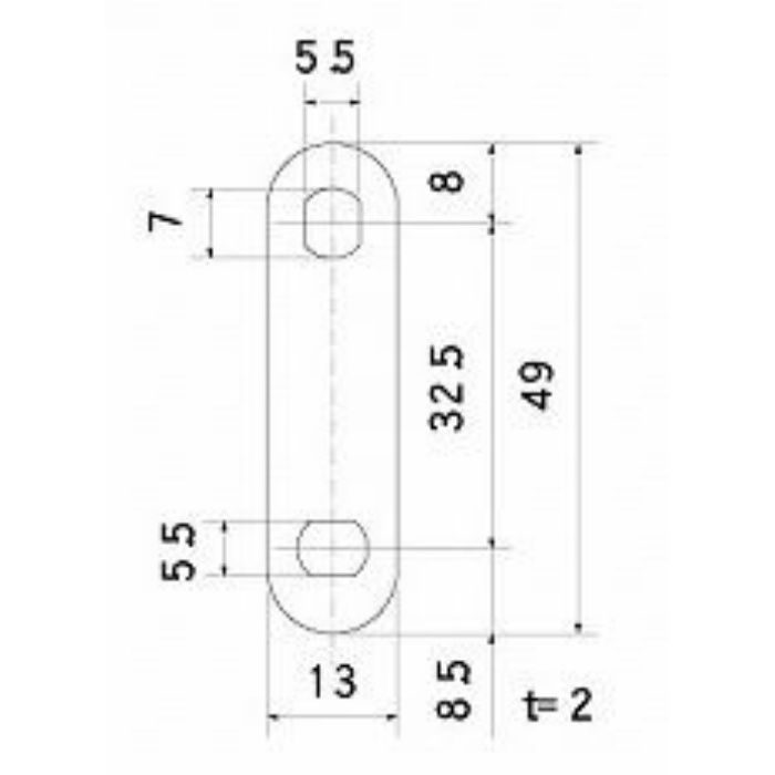76934 八万・YDロックカム ユニクロ（三価クロム使用） 49mm