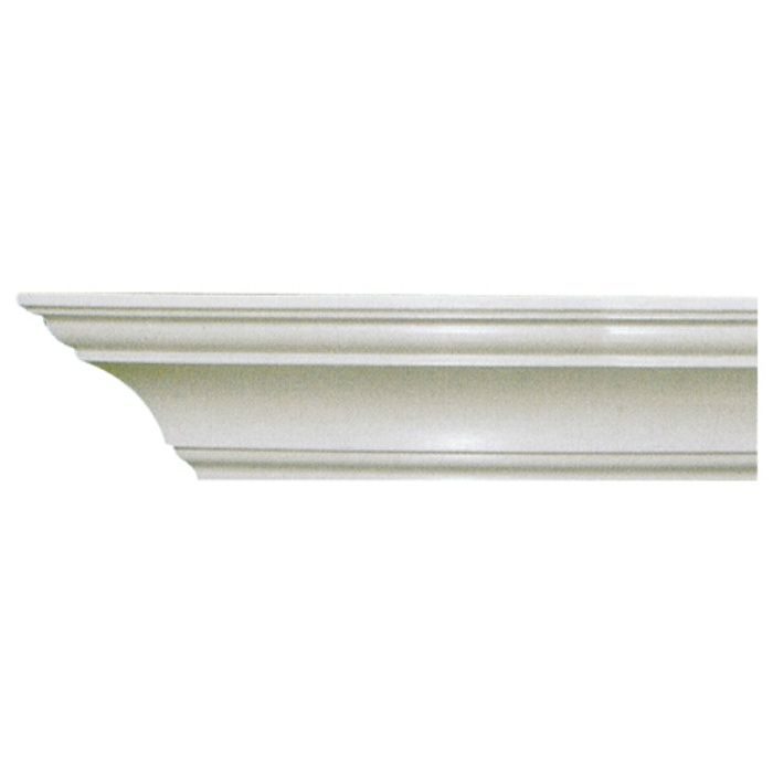 LB2142 ライトモール 内装用 アメリカンスタイル 直材 無塗装品 80×80mm 2000mm 硬質ポリスチレン