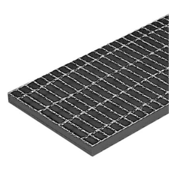 HXB-14055 スチール製グレーチング 滑り止め模様付 横断溝用 T－25仕様 400×995×55mm