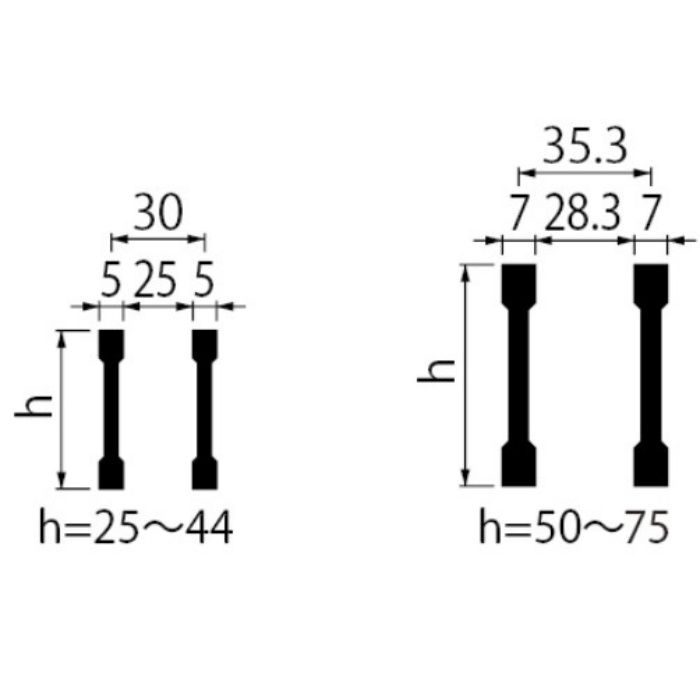 HXB-14055 スチール製グレーチング 滑り止め模様付 横断溝用 T－25仕様 400×995×55mm