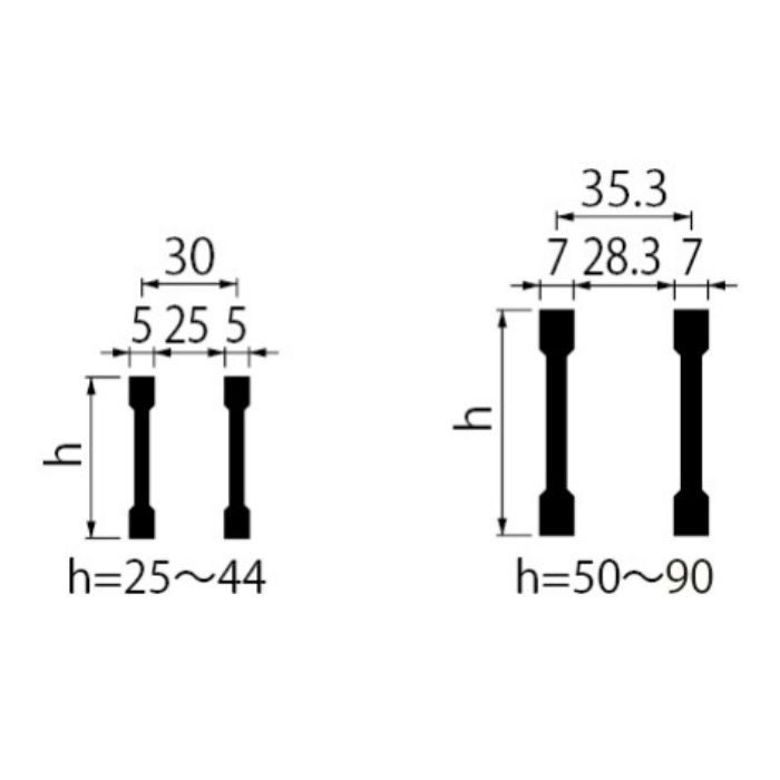 HXB-12525 スチール製グレーチング 滑り止め模様付 側溝用 T－2仕様 250×995×25mm