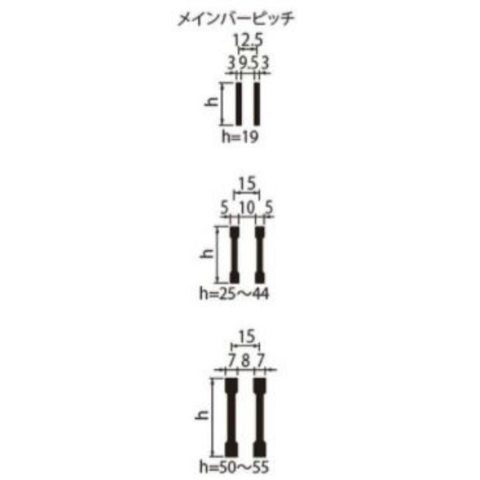 QXB-13025 スチール製グレーチング 細目滑り止め模様付 横断溝・側溝用 T-20仕様