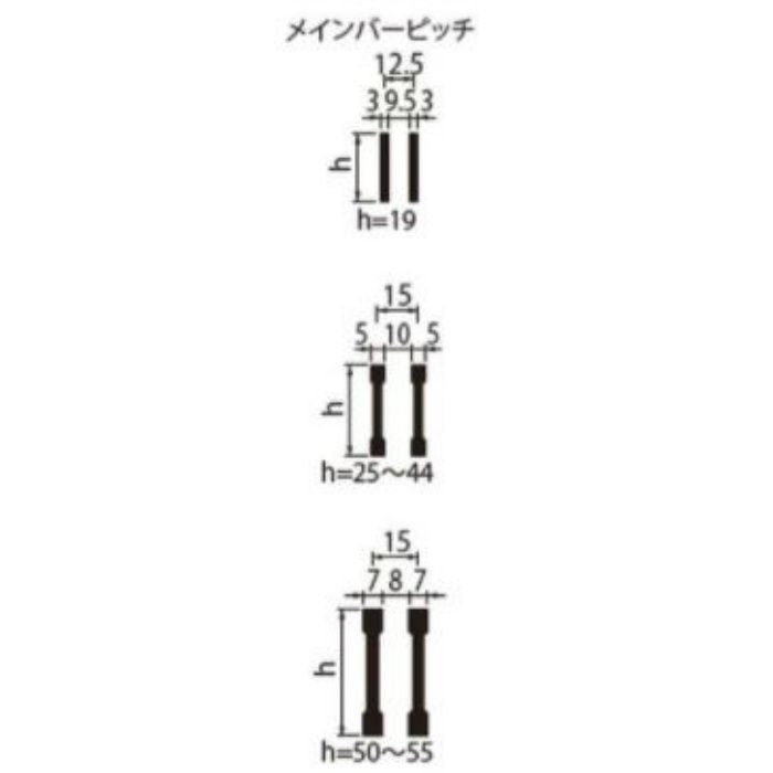 QXB-13532 スチール製グレーチング 細目滑り止め模様付 横断溝・側溝用 T-20仕様