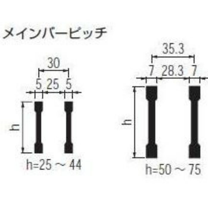 HXY-KP-6365B スチール製グレーチング かさあげ型 滑り止め模様付 国土交通省型側溝用 T-14仕様 クッション付 630×995×65／130mm