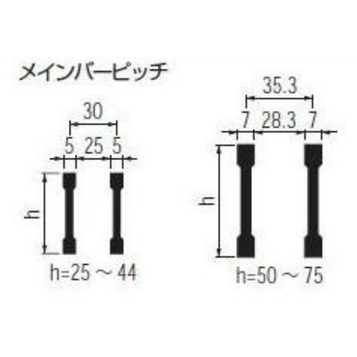 HXJ-T-4150B スチール製グレーチング かさあげ型 滑り止め模様付 JIS型側溝用 T-25仕様 テーパ付エンドプレートタイプ 410×995×50／95mm