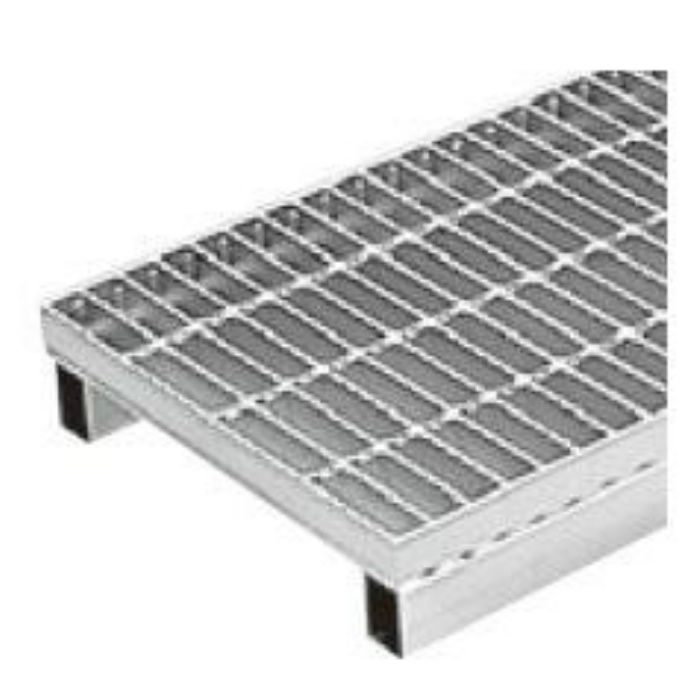 HXY-4950B スチール製グレーチング かさあげ型 滑り止め模様付 側溝用 T－6仕様 490×995×50／100mm