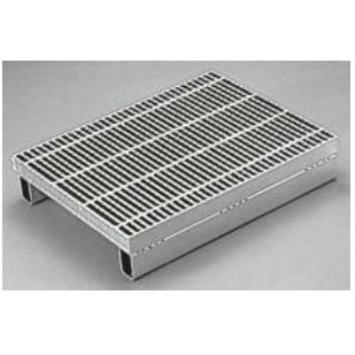 QXY-3932B スチール製グレーチング かさあげ型 細目滑り止め模様付 側溝用 T－20仕様 390×995×32／100mm