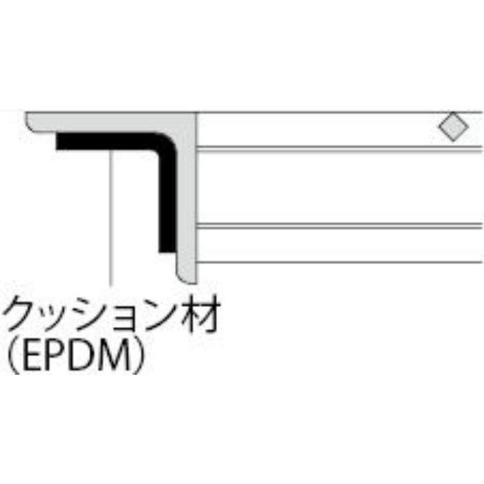 HSHU-P-4532 スチール製グレーチング プレーンタイプ 歩道U字溝用 クッション付 T－2仕様 440×995×32mm