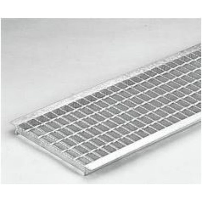 HXUM-21819 スチール製グレーチング 滑り止め模様付 歩道U字溝用 歩行用 170×993×19mm