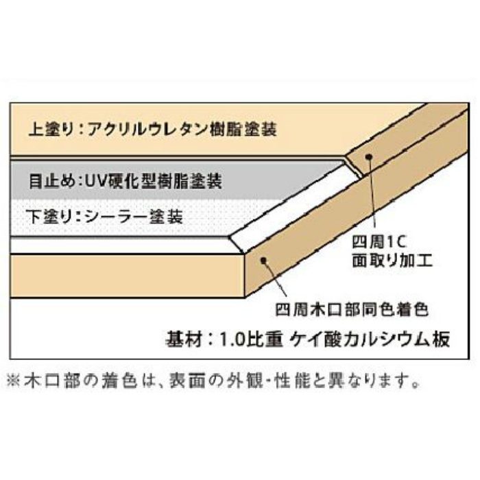 Decorフネン ソリッドカラー SNA-6mm D-021色 6×910×1820mm