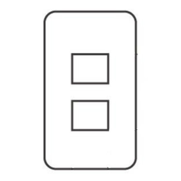 KV-FM-SW-002 Kiva Switch Plate 2穴タイプ オレンジ