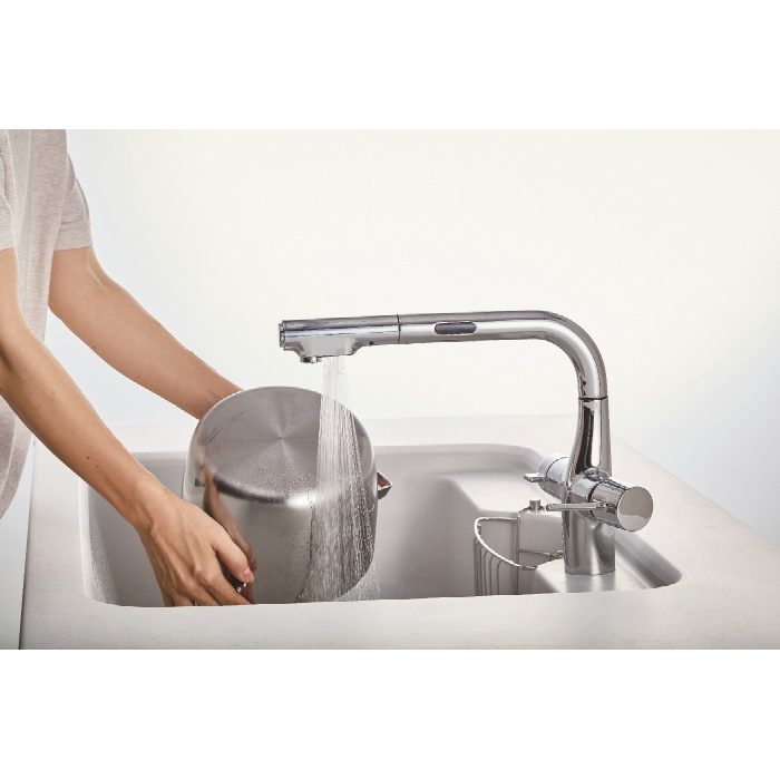 AWJ501LKS 水栓一体型浄水器 センサー付 クロム アンダーシンク AWJ501LKS 水栓一体型浄水器 センサー付 クロム アンダーシンク