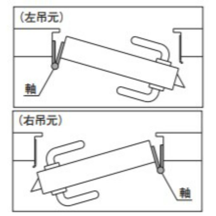 BB-100L 真鍮 フランス丁番（左） 76×64 仙徳