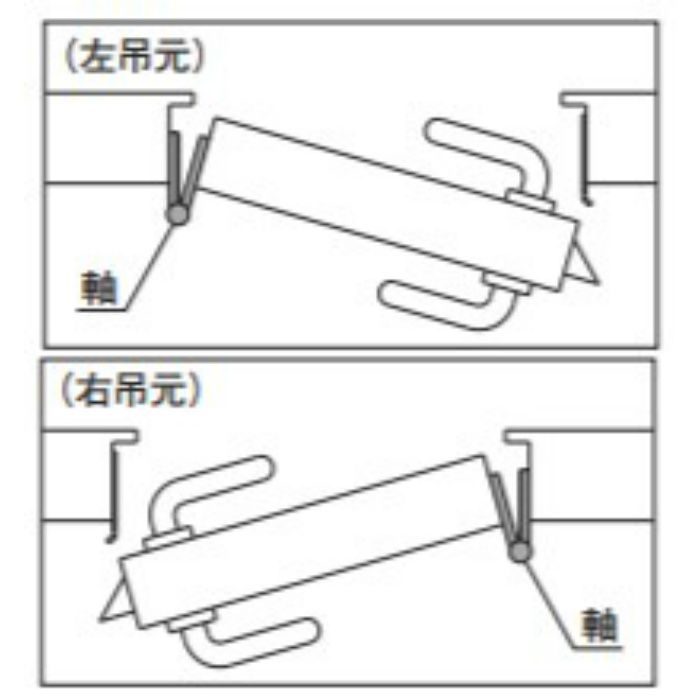 BB-100R 真鍮 フランス丁番（右） 102×76 仙徳 シロクマ【アウン