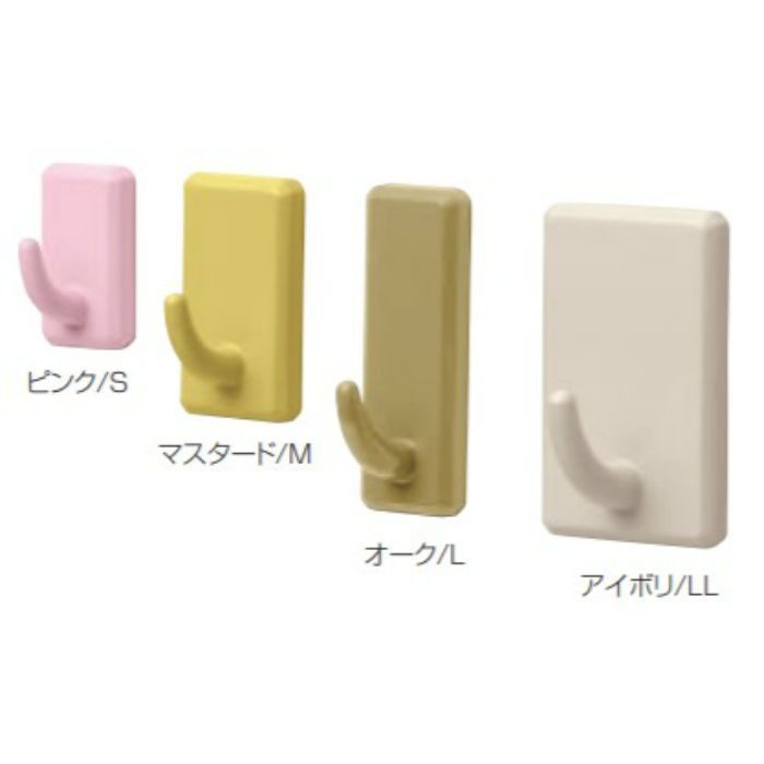 C-1T eフック S ピンク 簡単にはがせる粘着タイプ