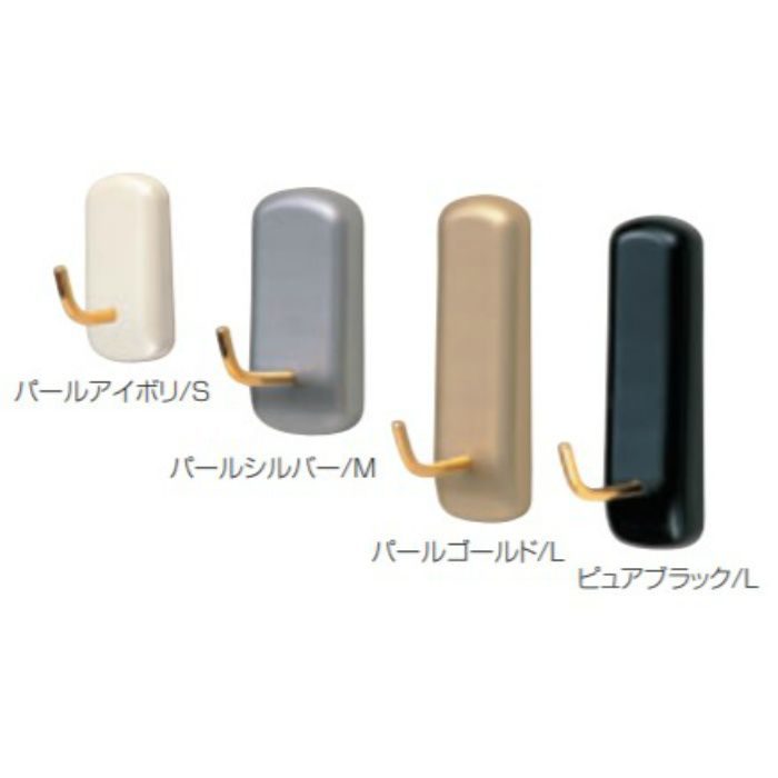 C-30U ピアノフック L ピュアブラック Uピンタイプ