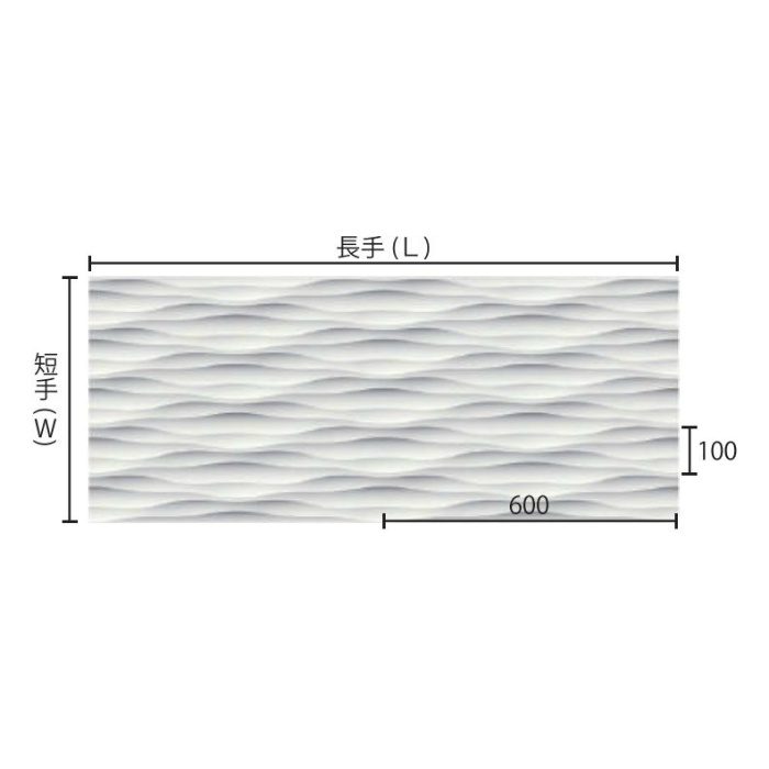 アートリブ 風のドルフィン01 D＋DS45タイプ 不燃材（ケイカル板） W500×L2400 ※チャーター便・別途送料