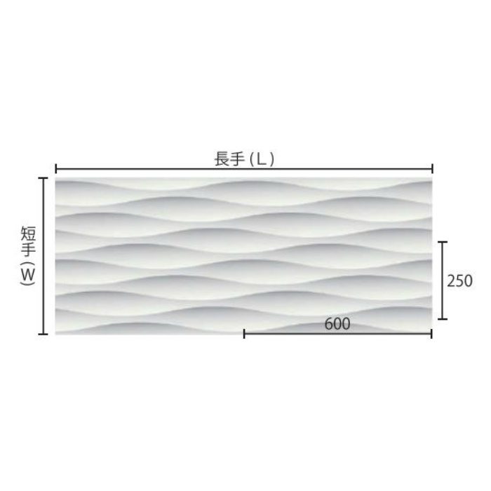 アートリブ 風のドルフィン06 B＋Bタイプ MDF材 W500×L2400 ※チャーター便・別途送料