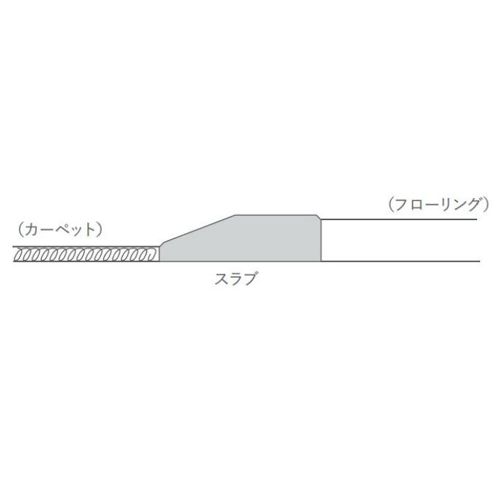 DHKC13-WAA 床見切りC型 L1900mm 無塗装