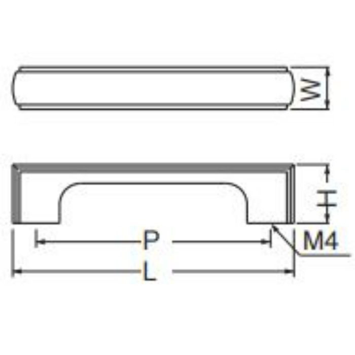 HW-5 あずさ1号ハンドル 大 白木ウッド シロクマ【アウンワークス通販】